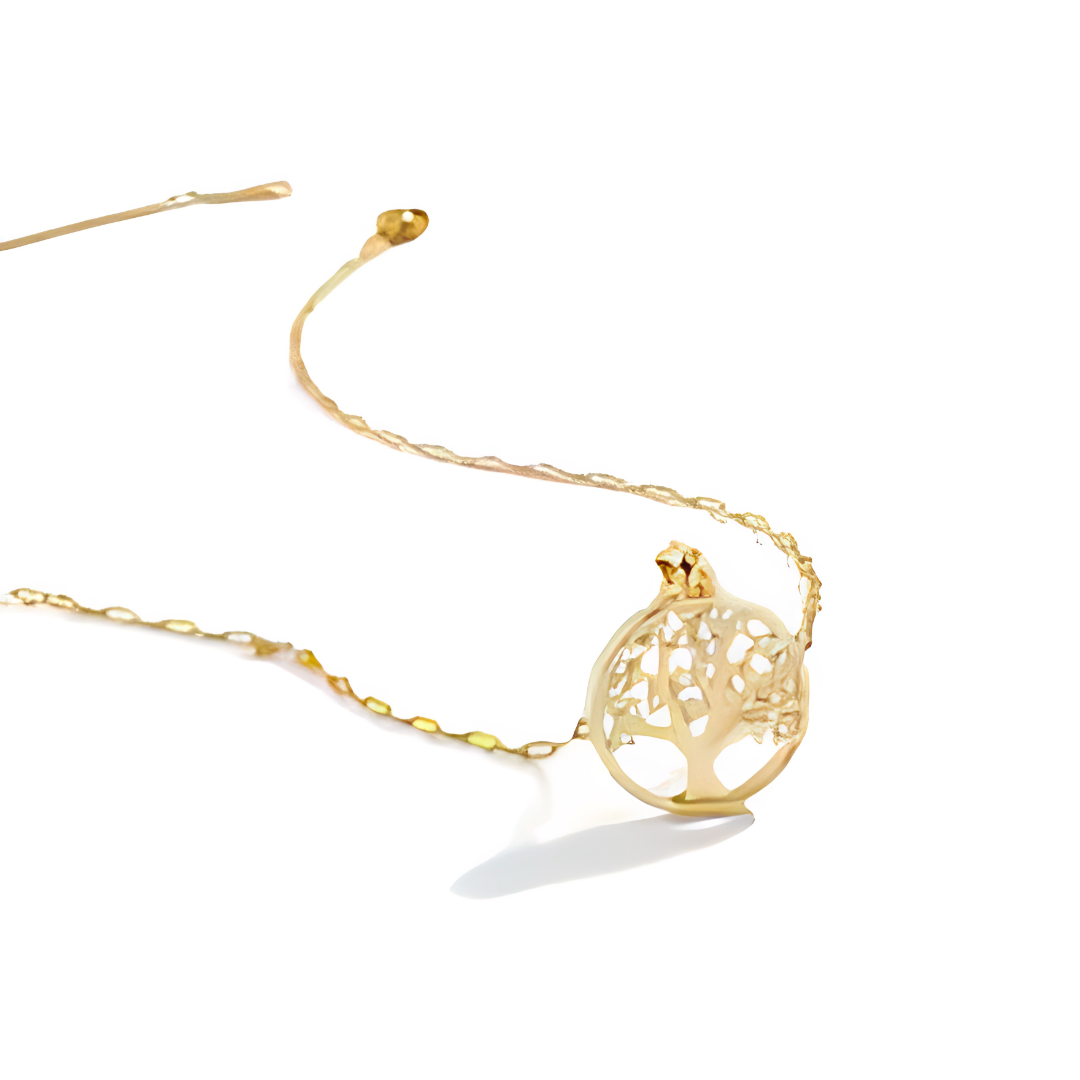 Collana Albero della vita in Acciaio Inossidabile